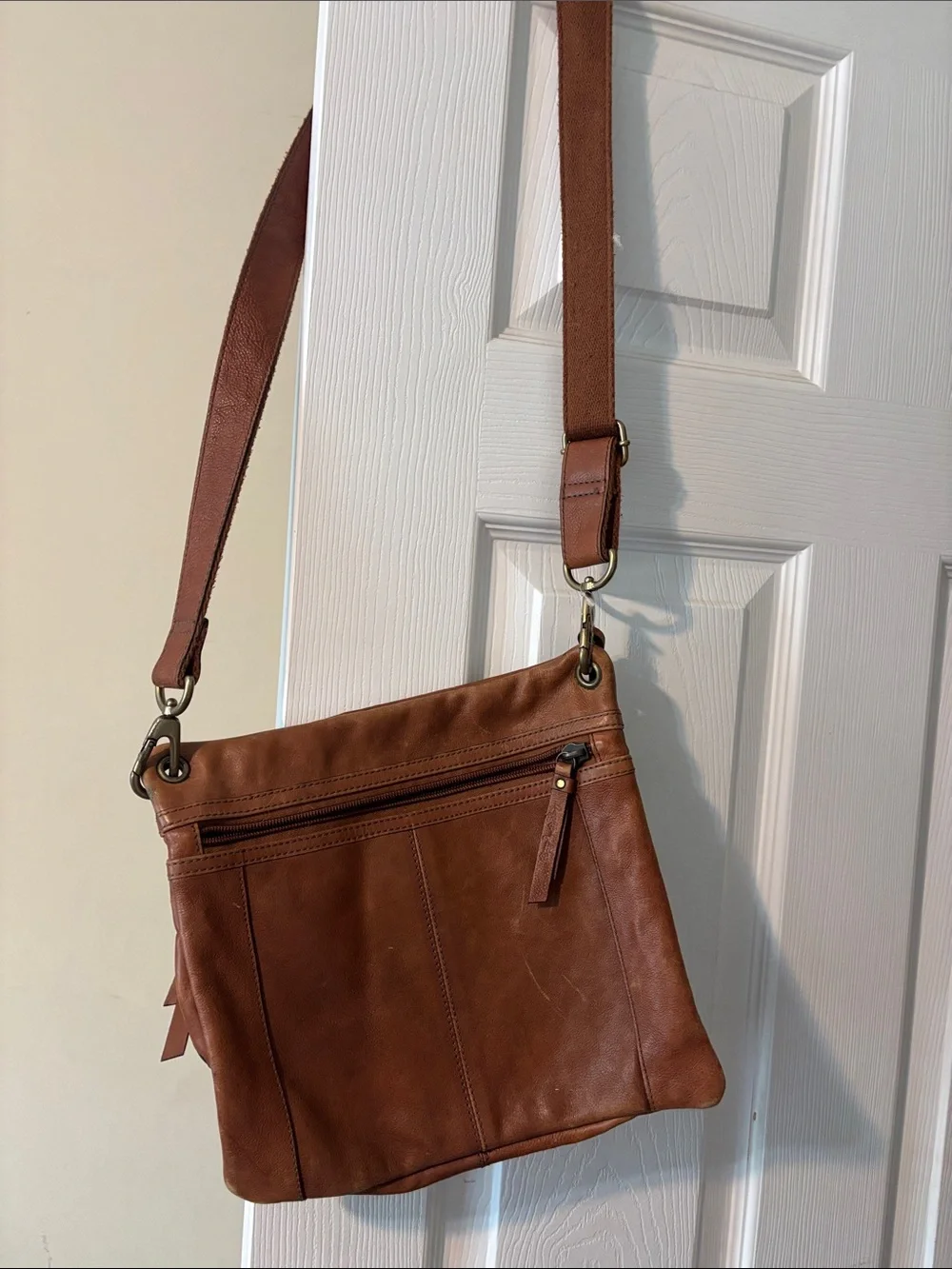Fossil Leather Crossbody Bag